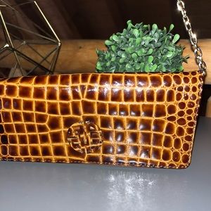 Antonio Melani Clutch with gold hardware